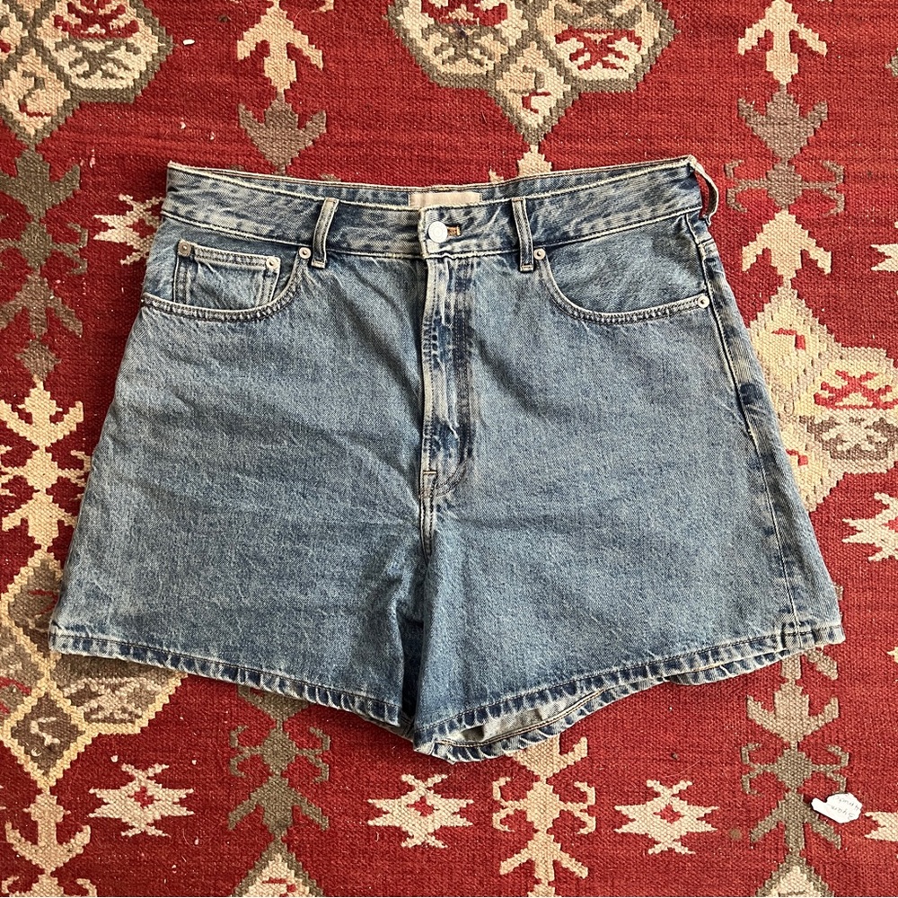 Everlane A-Line Denim Shorts